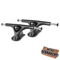 Longboard Achsen Set PRECISION ONE Matt Schwarz Gebraucht A+