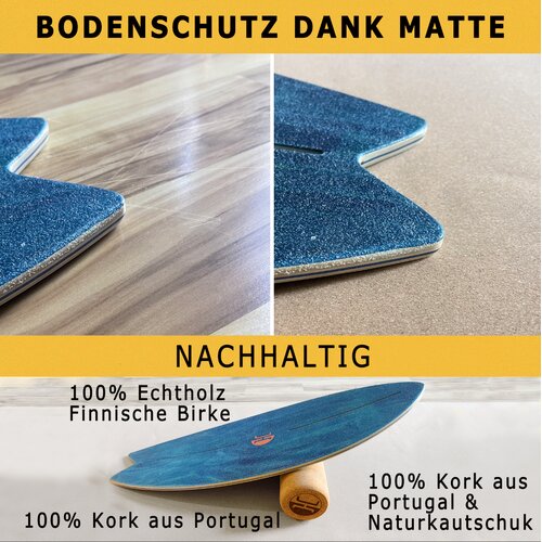 Balanceboard Ocean Rocker Blue Gebraucht A