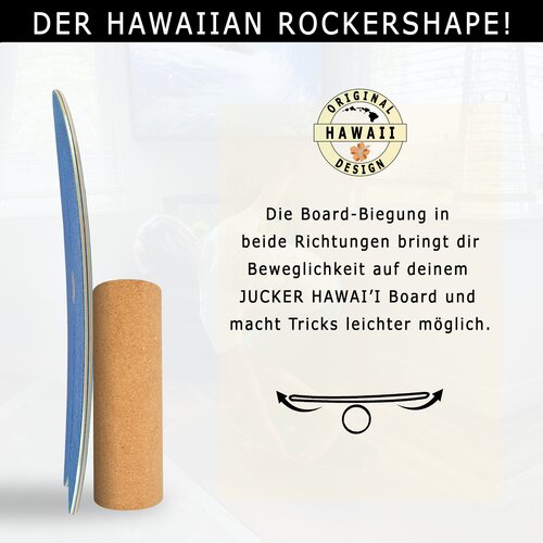 Balanceboard Ocean Rocker Blue Gebraucht A