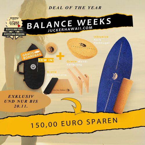 *Deal of the Year* Balance Board Set Ocean Rocker Blue*