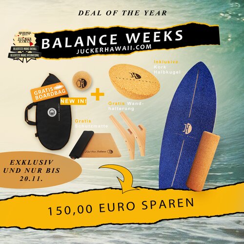 *Deal of the Year* Balance Board Set Ocean Rocker Blue*